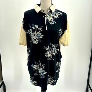 UEC Men’s Barabas floral front polo shirt size XXL